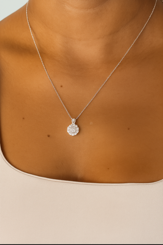 Vera & Co – Silver Crystal Bloom